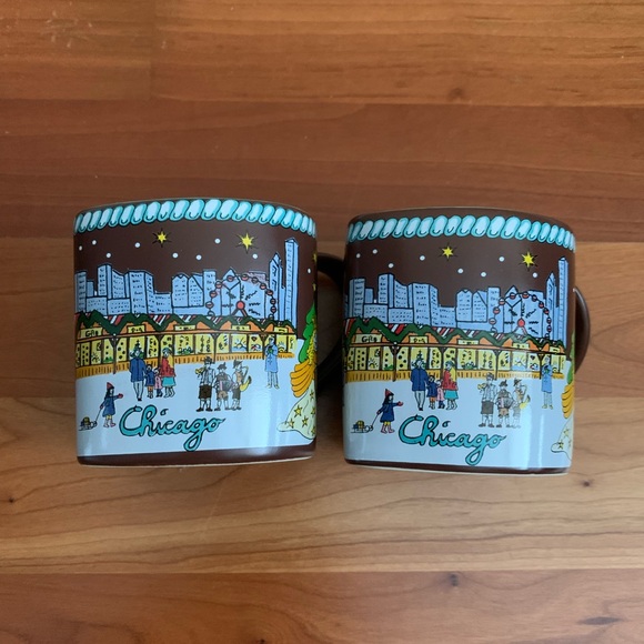 2 Christkindlmarket Heart Mugs 2018 Chicago German Christmas Market Souvenir - Picture 5 of 6